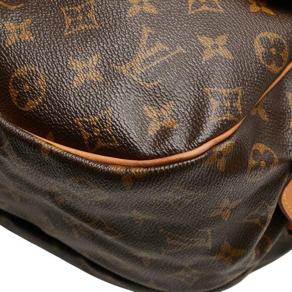 LOUIS VUITTON Brown Monogram Leather Shoulder Bag - Picture 5 of 13